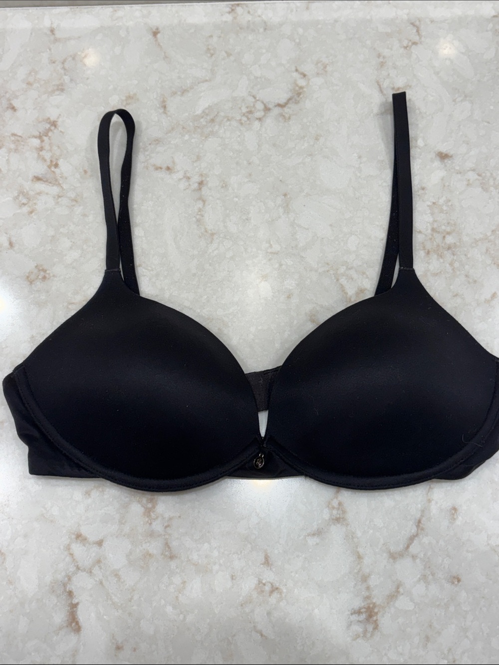 Victoria’s Secret Lined Demi Smooth Black Bra